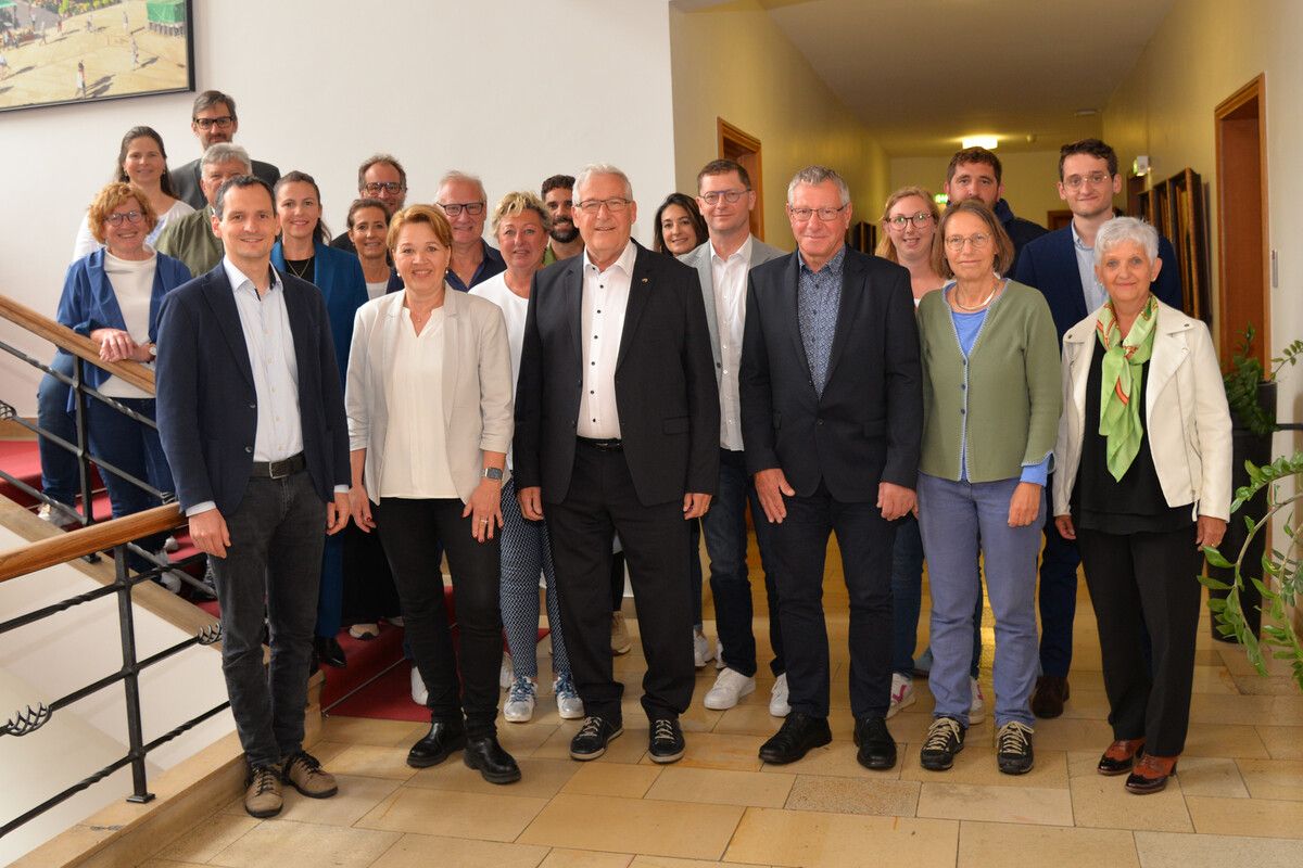 Der Stadtrat aus Sélestat zu Gast im Dornbirner Rathaus.Stadt Dornbirn
