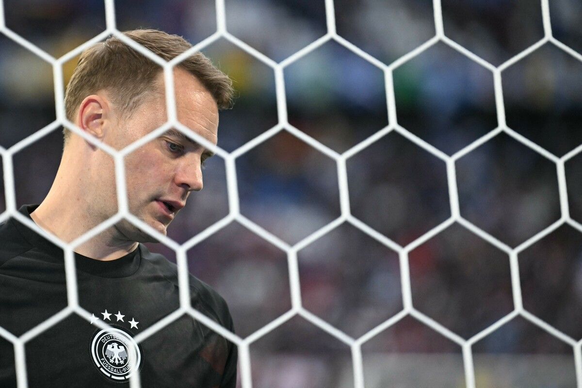 Deutschlands Tormann Manuel Neuer lässt sich von dem tollen Auftaktsieg gegen Schottland vor dem Ungarn-Spiel nicht blenden.apa