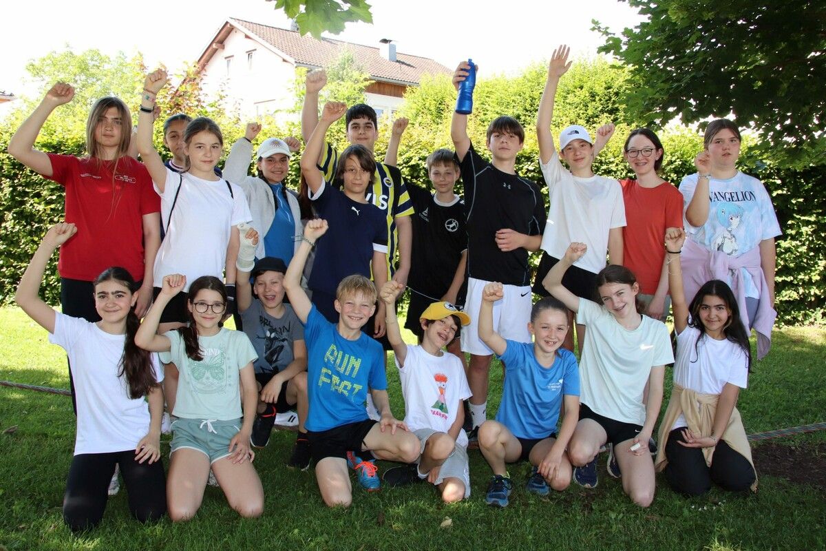 Die 2b-Klasse der MS Wolfurt freute sich über den 5. Platz.Natascha Moosbrugger (3)
