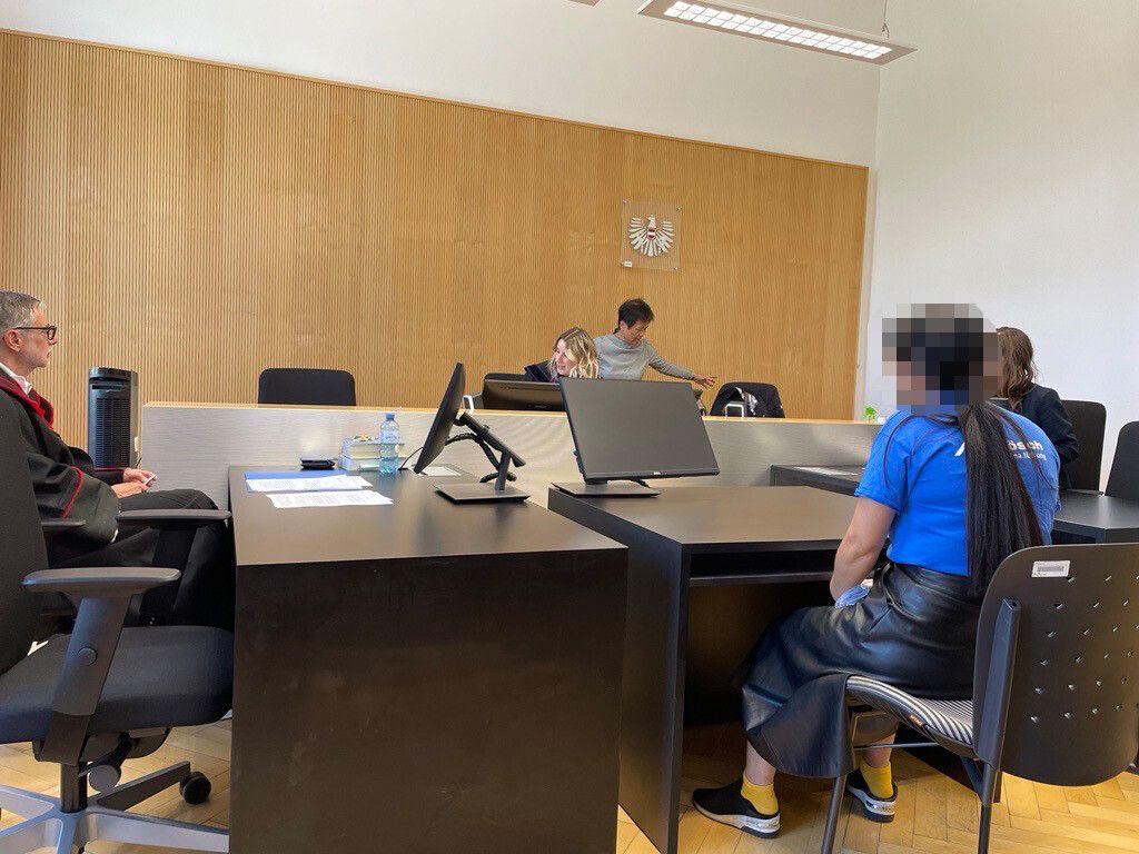 Die Angeklagte zeigte sich zu den Vorwürfen nicht geständig. VN/Swozilek