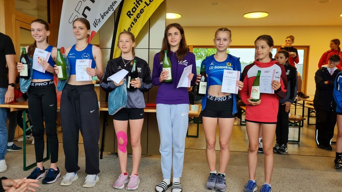 Die besten sechs Mädchen wurden bei der Österreichischen Mehrkampfmeisterschaft der U14 ermittelt.Rhomberg