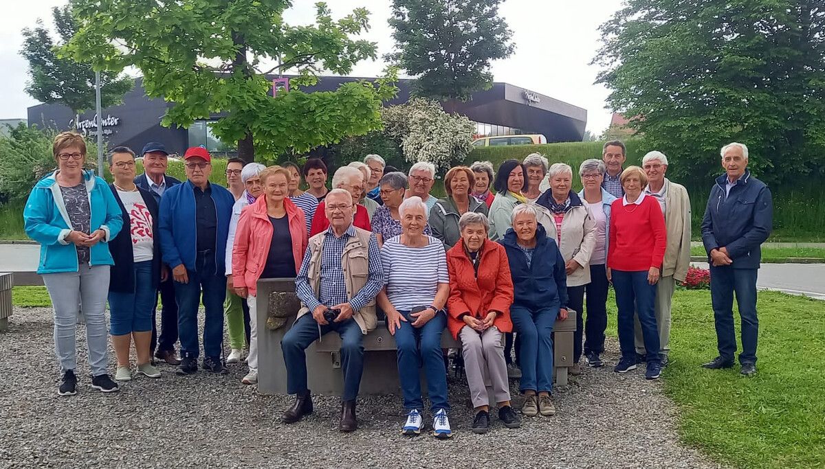 Die Gruppe freute sich auf die Landesgartenschau in Wangen, die sich über 46 Hektar erstreckt.50plus Dalaas