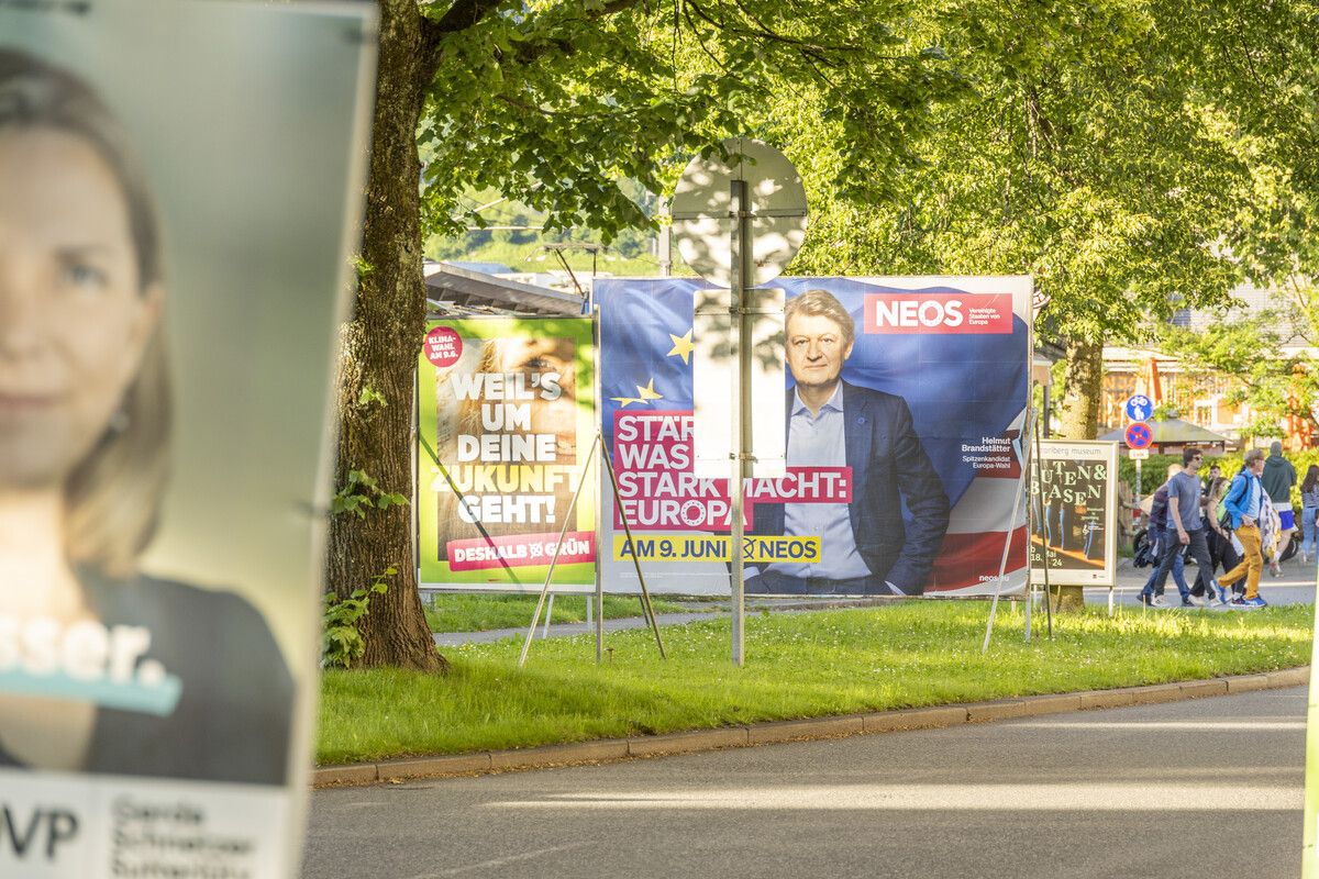Die Parteien werben um die Wählerstimmen mit ihren Ideen. VN/Paulitsch