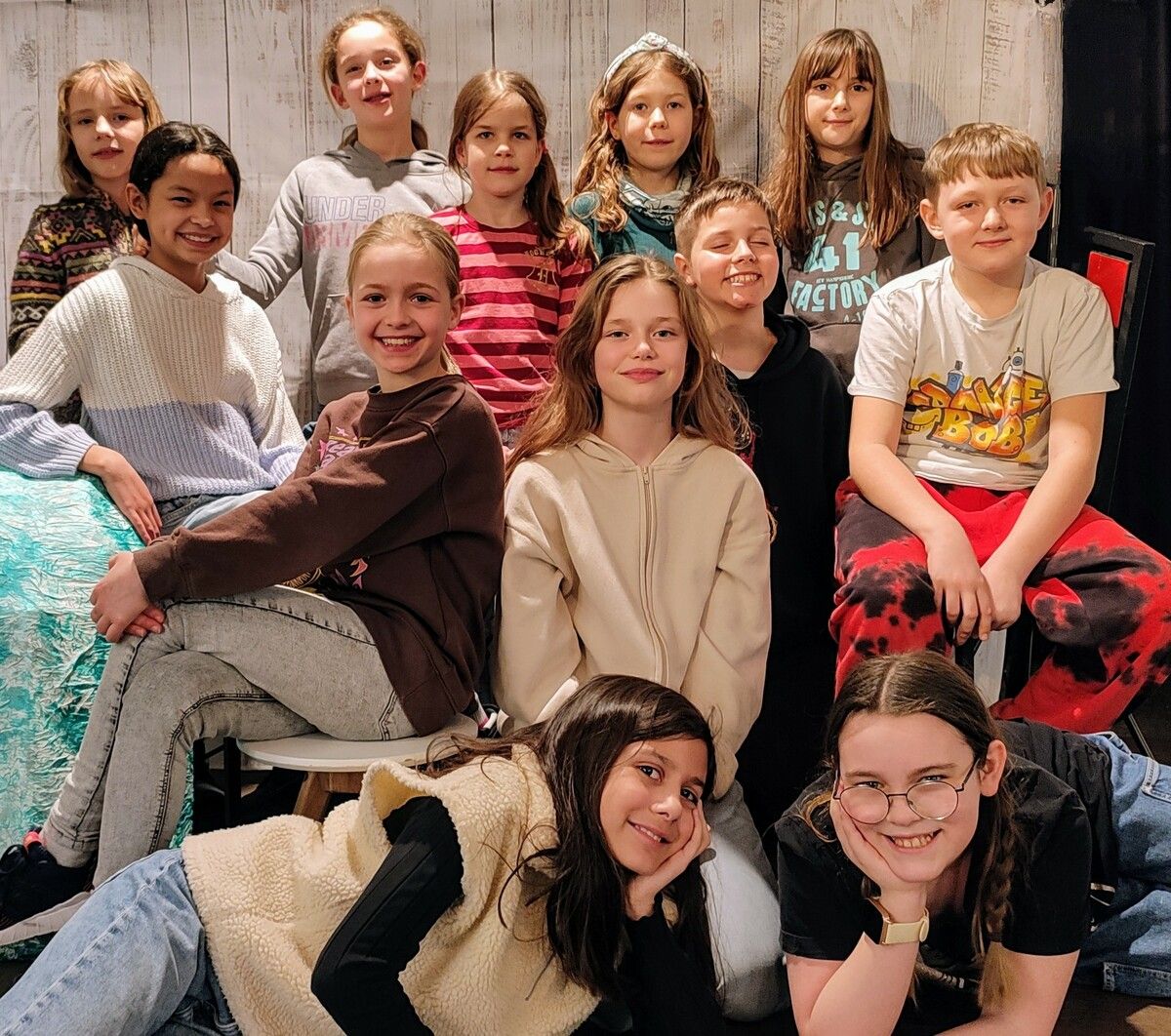Die Saumarkt TheaterKinder freuen sich auf die Premiere am Samstag. TheaterKinder
