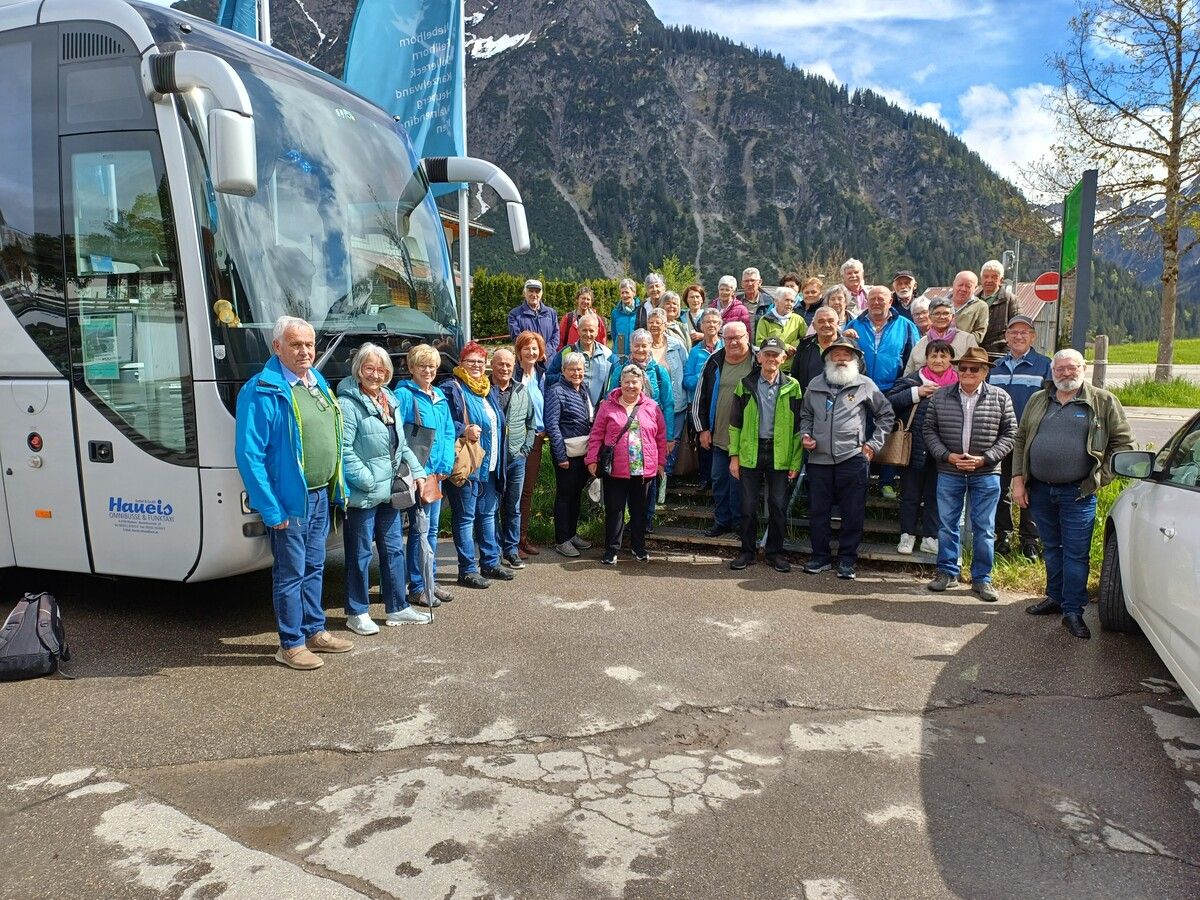 Die Silbertaler Senioren besuchten Riezlern im Kleinwalsertal.50plus Silbertal