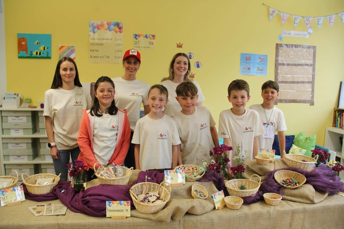 Die Volksschule Gortipohl präsentierte stolz ihre Werkstücke. STL (3)