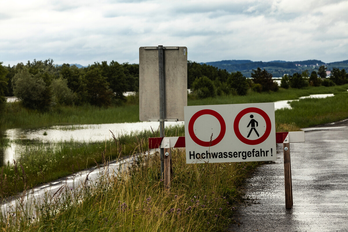 Die Wege auf der Schweizer Seite des Rheins wurden wieder freigegeben. robert Hangartner