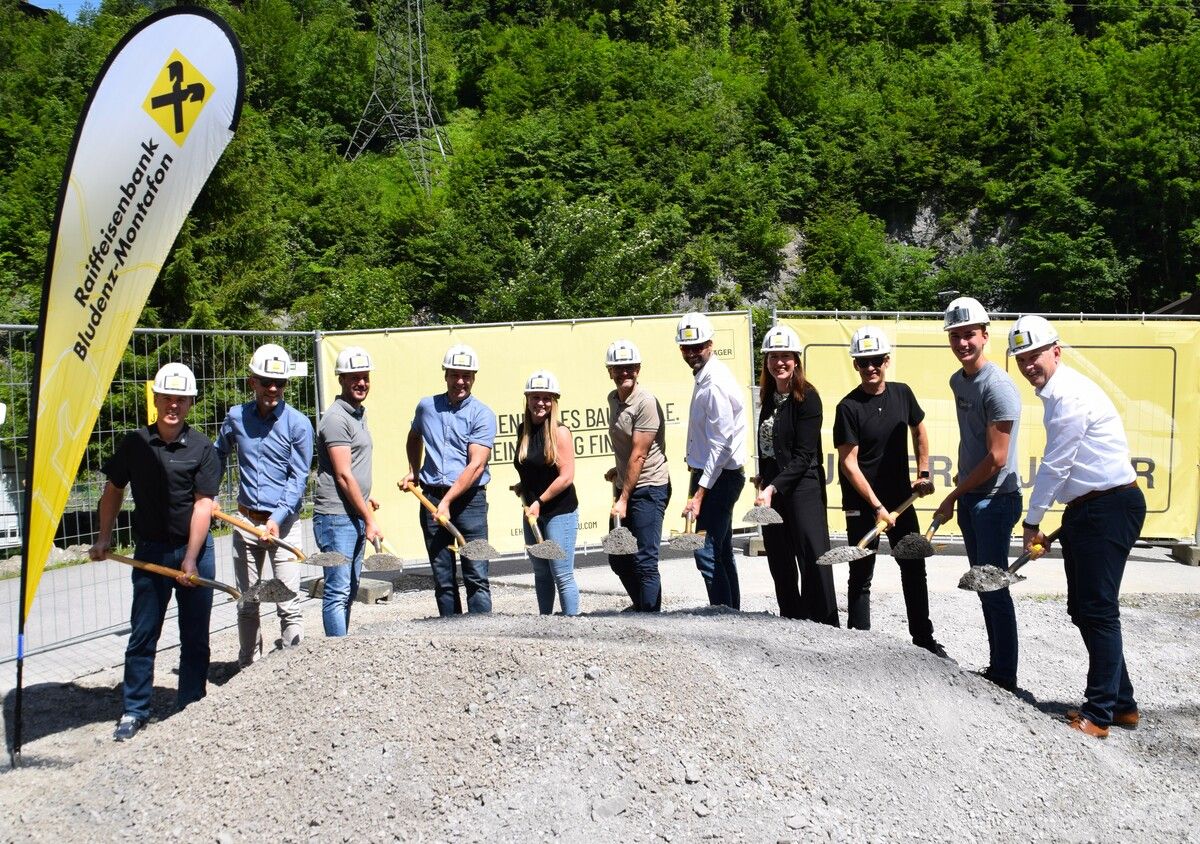 Eine neue Bankstelle sowie Wohnungen werden in Dalaas errichtet. RAIBA Bludenz-Montafon