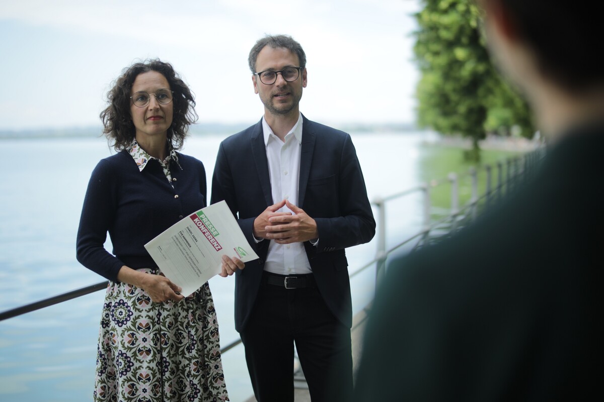 Eva Hammerer und Daniel Zadra bezeichnen PFAS als “Jahrhundertgift”. Grüne Vlbg