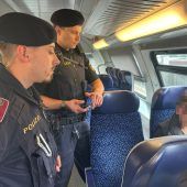 Aktion scharf im Zug