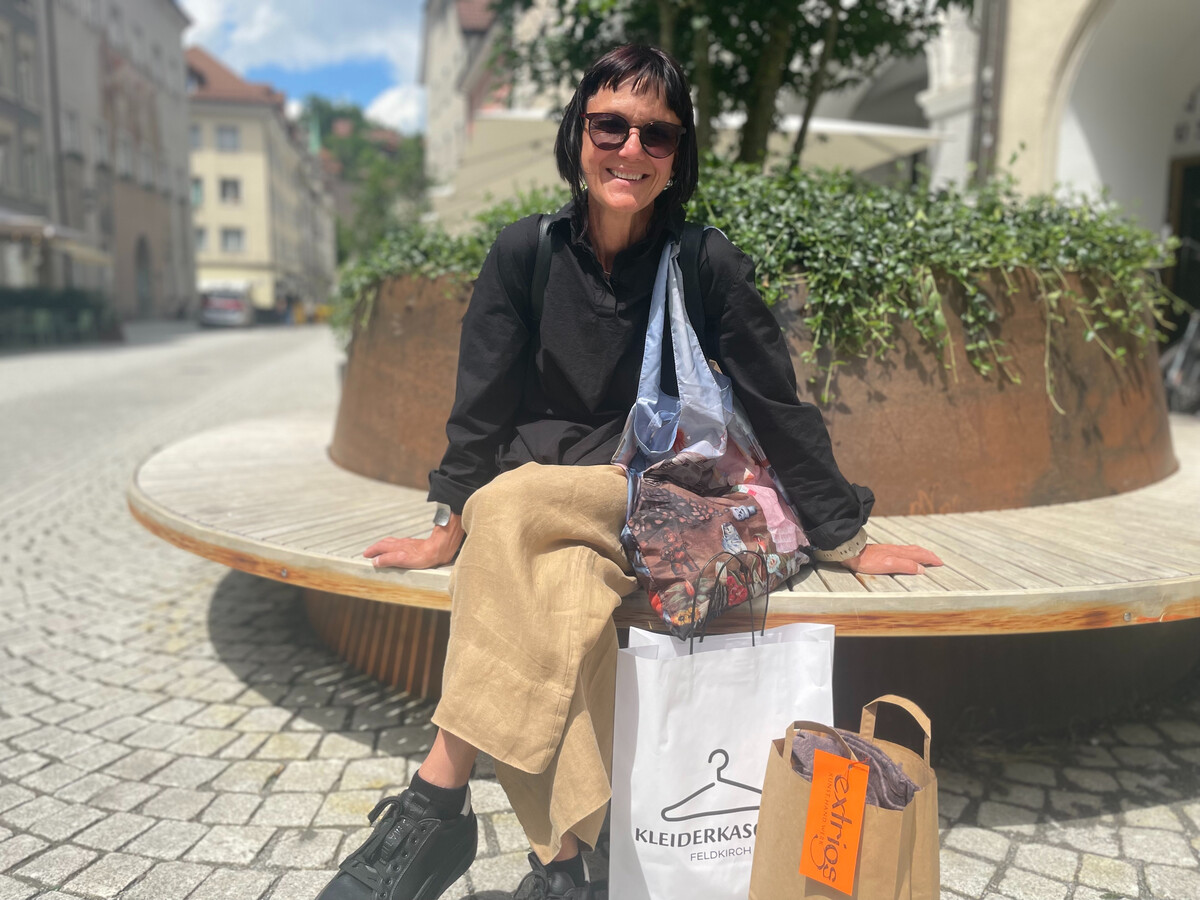 Heike Lampert ist es wichtig, die Ladenbesitzer in der Feldkircher Innenstadt zu unterstützen. VN/Linher