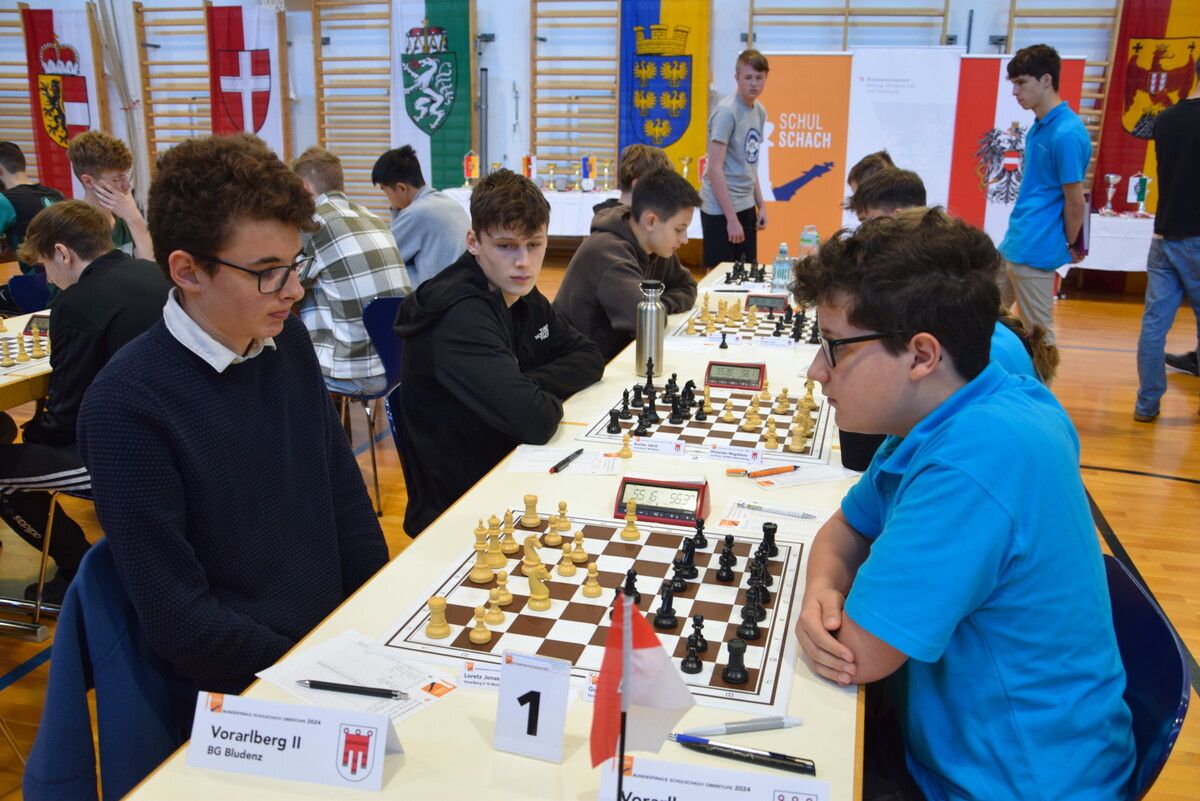 Höchste Konzentration herrschte beim Bundesfinale im Schulschach. SCO (3)