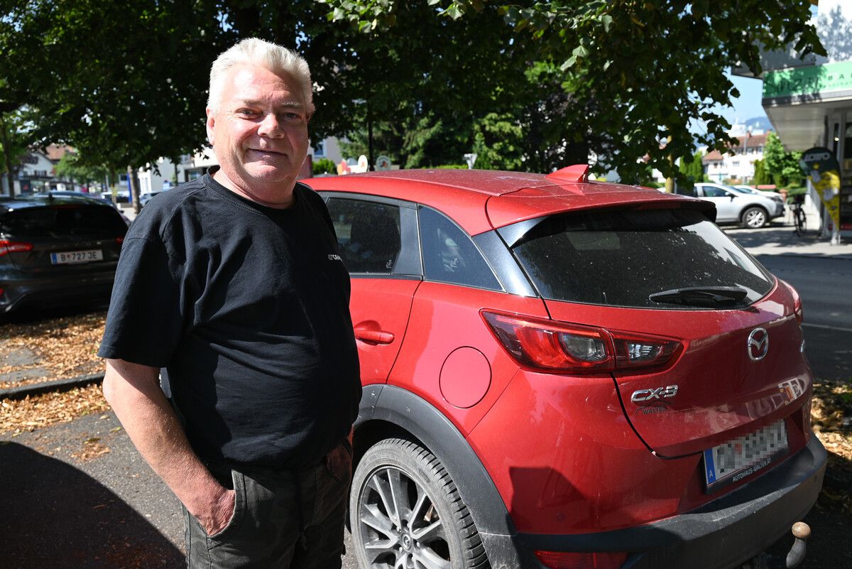 Hubert Pozzera ist sich bei manchen Straßen unsicher bezüglich der vorgeschriebenen Geschwindigkeit.