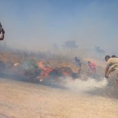 Kampf gegen die Flammen