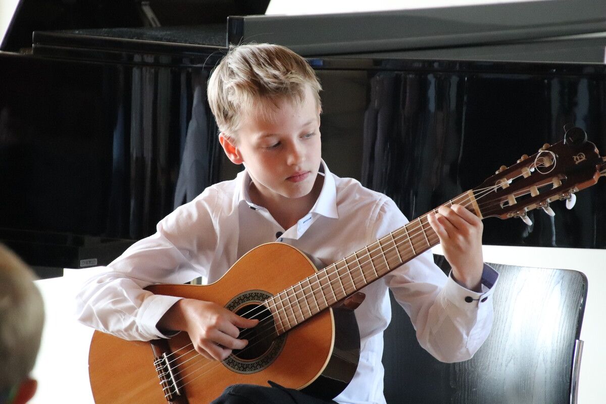 In Bildstein musizierten junge Musiker. NAM