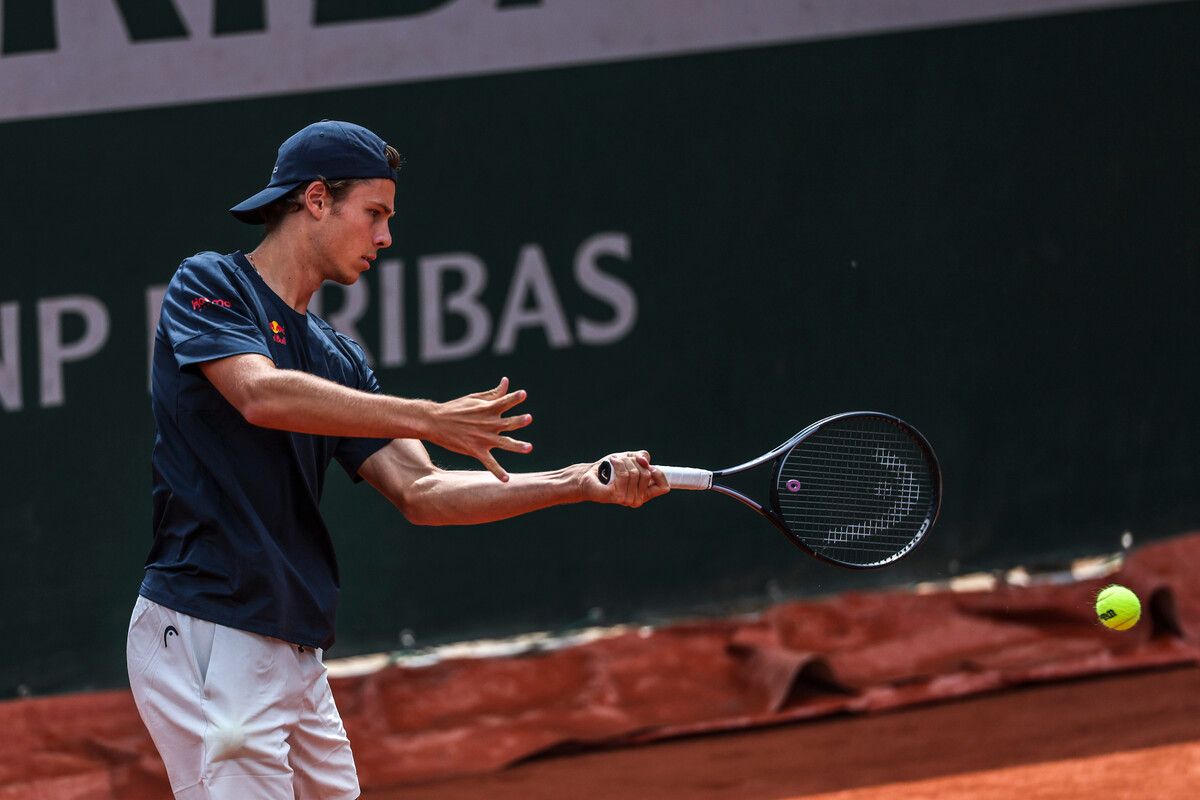 Joel Schwärzler ist in Roland Garros weiter erfolgreich unterwegs.GEPA