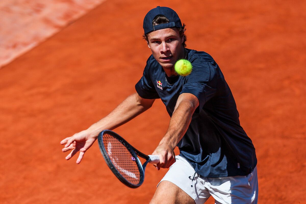 Joel Schwärzler verpasste bei den French Open in Paris im Einzel den angestrebten Gewinn des ersten Grand-Slam-Titels. GEPA