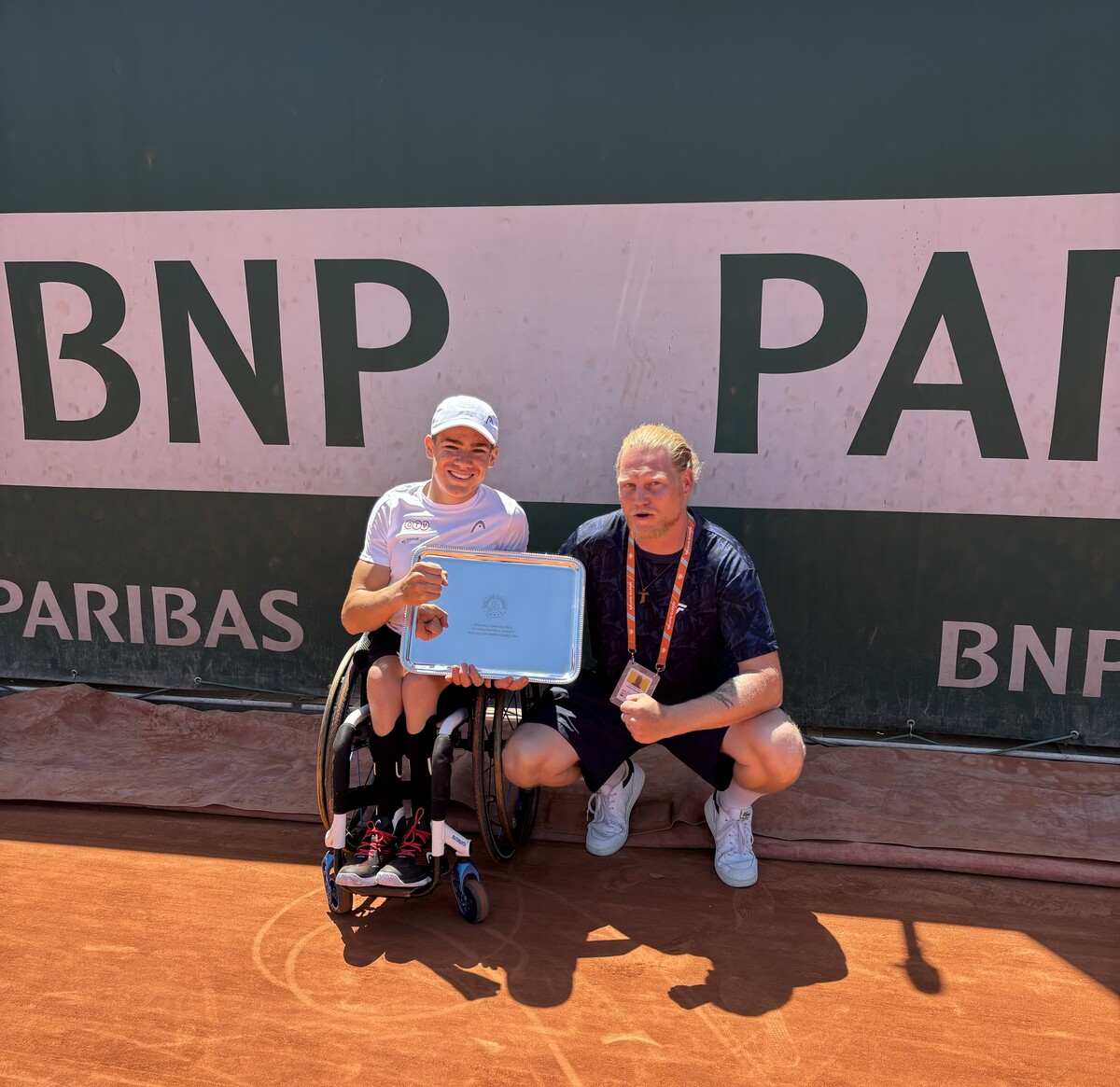 Ein starkes Duo: Maximilian Taucher und Coach Maximilian Forer.⇒Privat