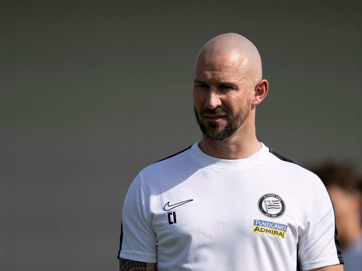 Meister-Trainer Christian Ilzer bleibt dem SK Sturm Graz treu.gepa