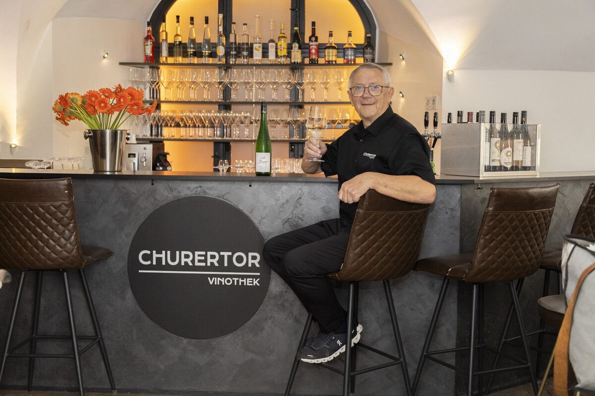Neuer Treffpunkt in Feldkirch: die Vinothek Churertor von Hubert Schwarz. VN/RP