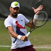 Djokovic ist guten  Mutes für Wimbledon