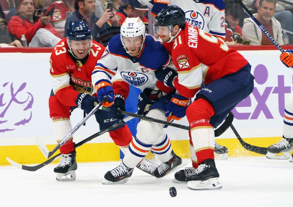 Ob die Florida Panthers in der Finalserie um den Stanley Cup Edmontons Superstar Connor McDavid halten können, wird sich weisen.apa