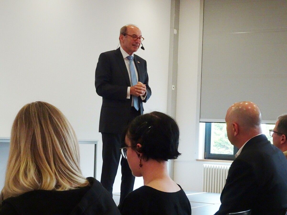 Othmar Karas rührte die Werbetrommel für ein geeintes Europa. cth (2)