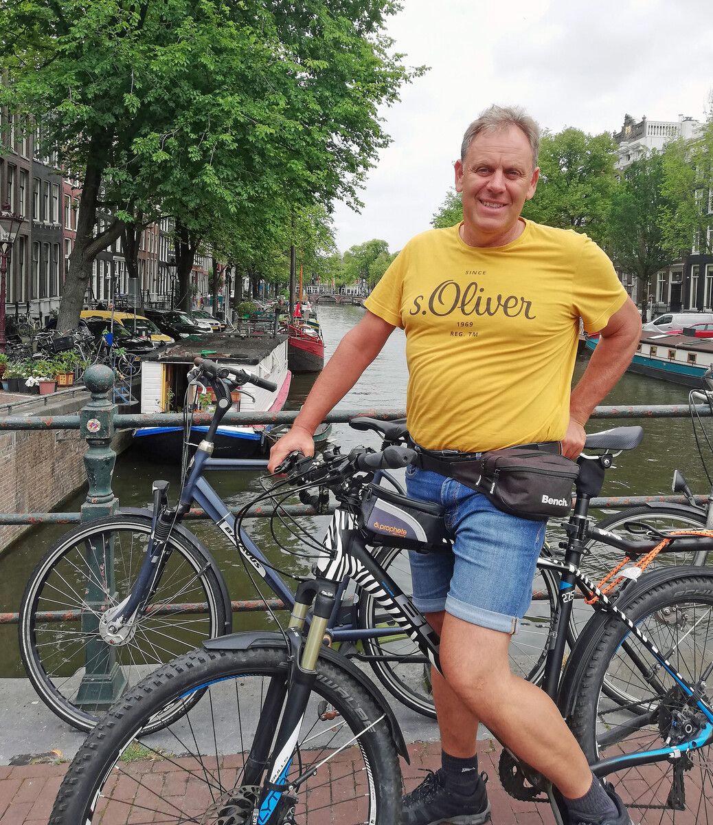 Radfahren ist eines von Gerhard Sailers liebsten Freizeitbeschäftigungen. Dazu ist er auch in anderen Ländern unterwegs.SAILER