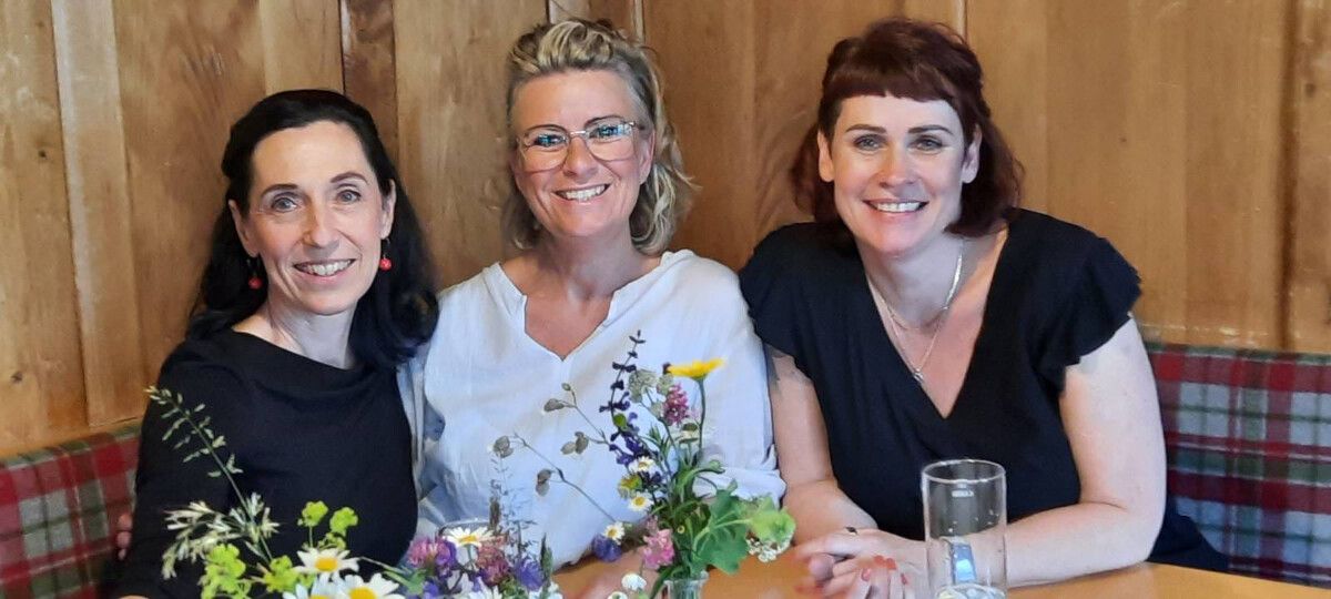 Ricki Graf (l.), Birgit Vogelsberger und Manuela Schubert-Lins wussten zu überzeugen. privat
