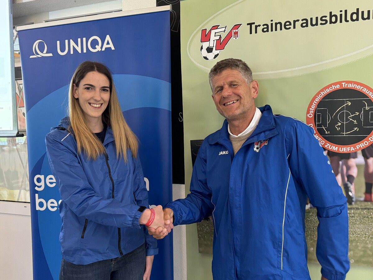 Starke Partner: UNIQA-Marketingfrau Karin Metzler und VFV Präsident Horst Lumper.