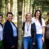 Erster Vorarlberger Sternenkinderbaum im Klosterwald Bludesch