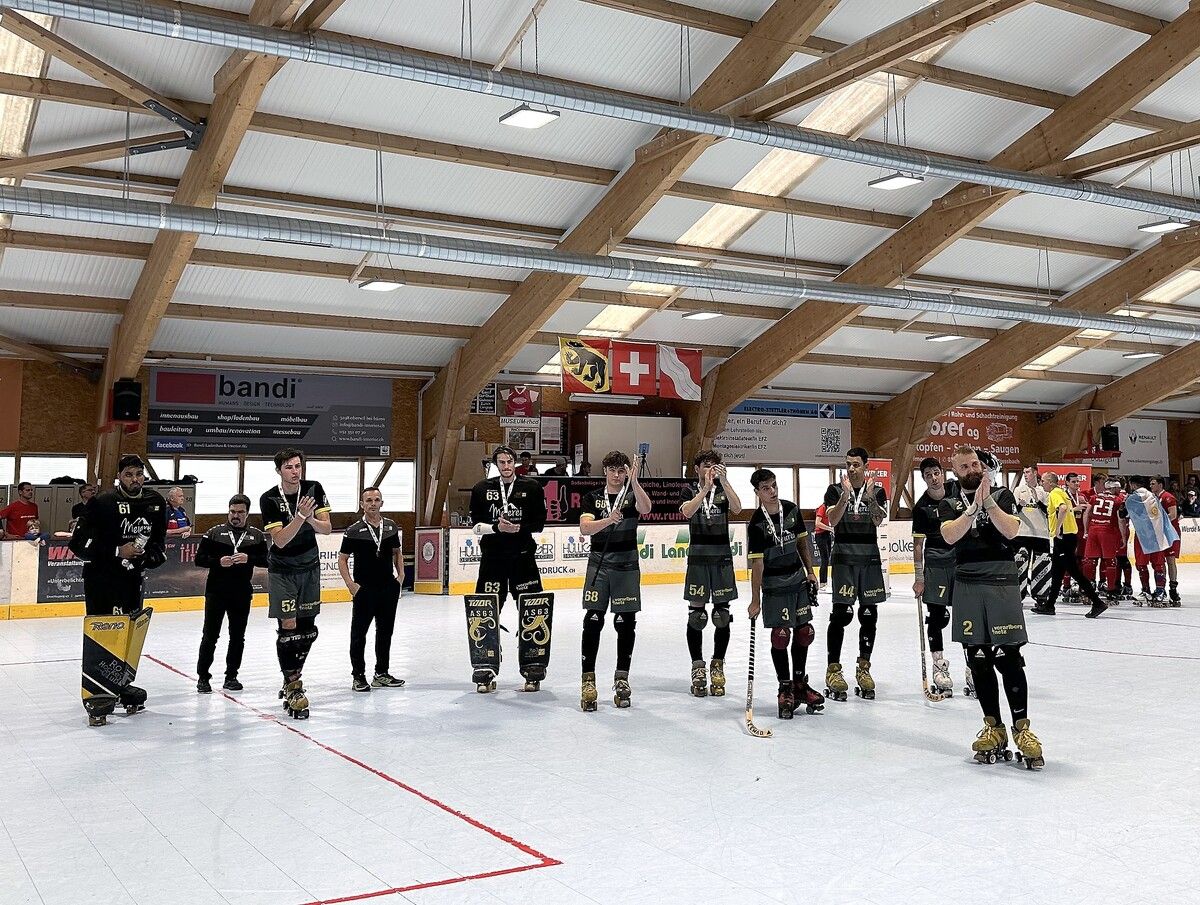 Trotz der Niederlage zeigten sich Dornbirns Rollhockey-Cracks am Ende auch stolz über ihre Leistung. RHC