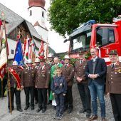 Großer Bahnhof für das neue Damülser Feuerwehrauto