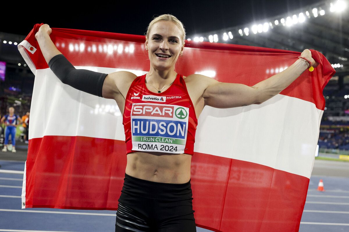 Victoria Hudson holte nach Liese Prokop (1969, Fünfkampf) und Ilona Gusenbauer (1971, Hochsprung) die dritte EM-Goldene für Österreich.GEPA