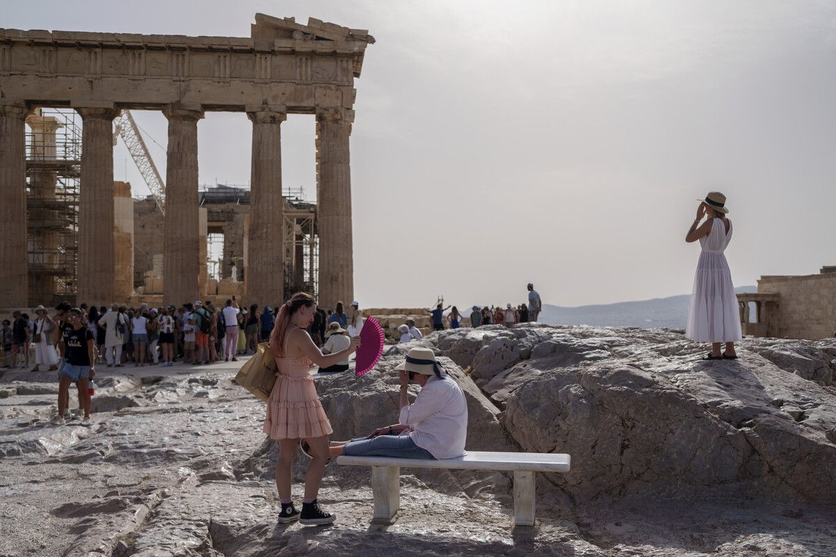 2023 besuchten fast vier Millionen Menschen die Akropolis. AP