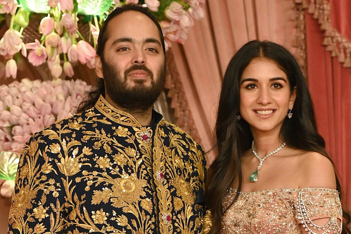 Anant Ambani und Radhika Merchant feiern mit prominenten Gästen. AFP