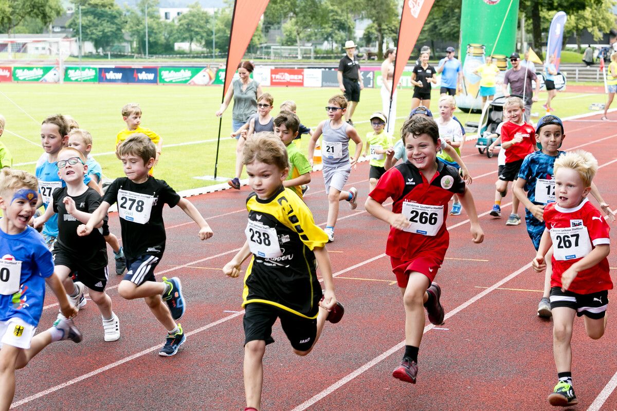 Auch für die Kinder hatte der Stadtlauf die passenden Distanzen parat.Stadt