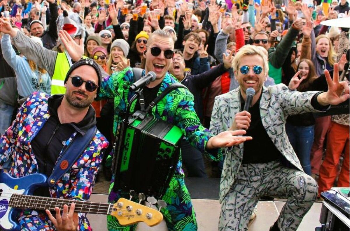 Bääm aus dem Tiroler Lechtal wird am Samstag beim Landesfeuerwehrfest das Lauteracher Festzelt rocken. STP