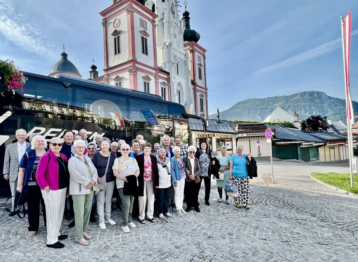 Bei traumhaftem Sommerwetter fuhren wir in die Steiermark zur Gnadenutter von Mariazell. Verein VORARLBERG 50plus