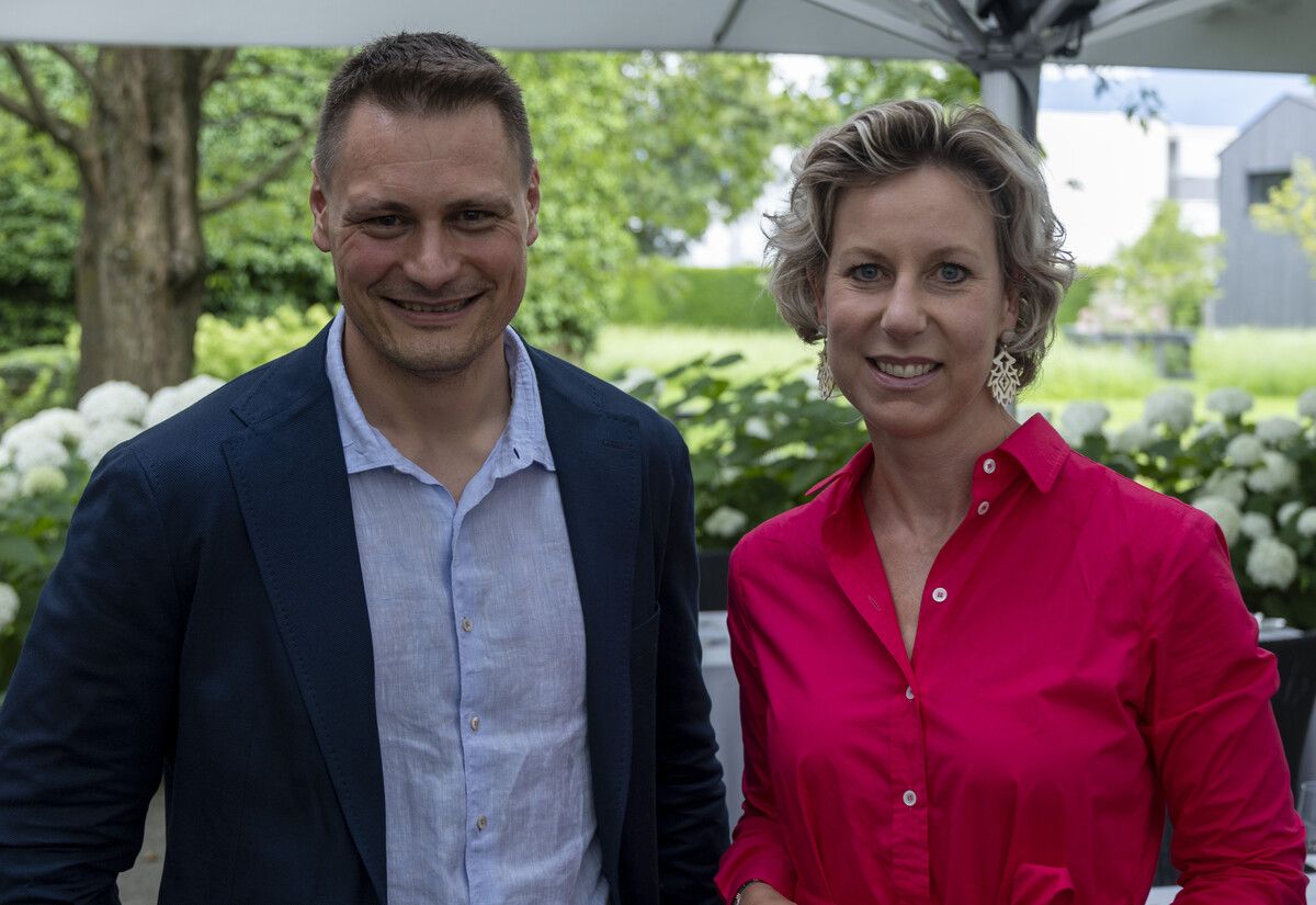 Blum-Geschäftsführer Martin Blum und Carina Pollhammer (Spar Vorarlberg).