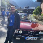 Mit dem Bürgermeister Rallye gefahren