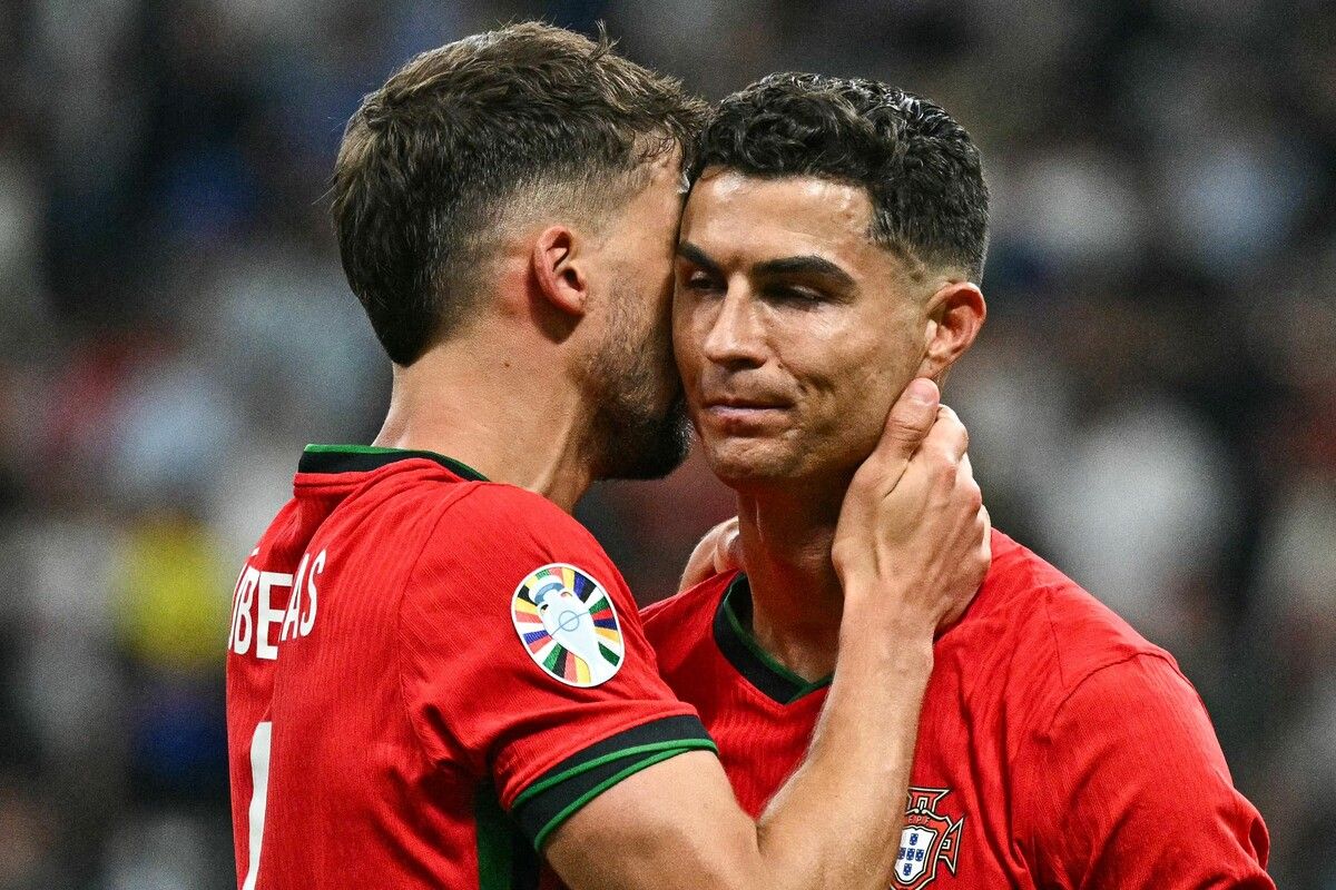 Cristiano Ronaldo vergoss zwischenzeitlich bittere Tränen.APA