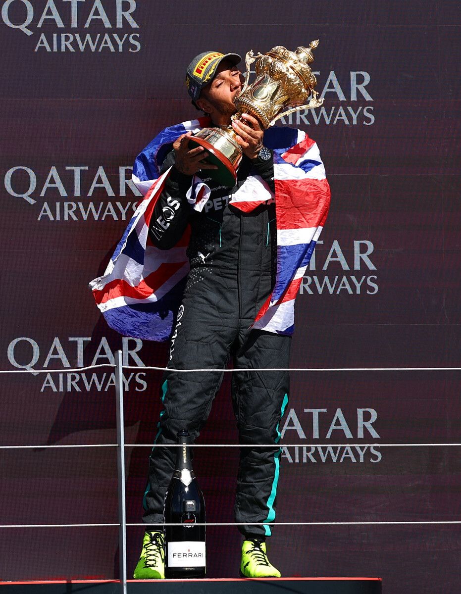 Der König von Silverstone: Lewis Hamilton sorgte für eine neue Bestmarke.Reuters