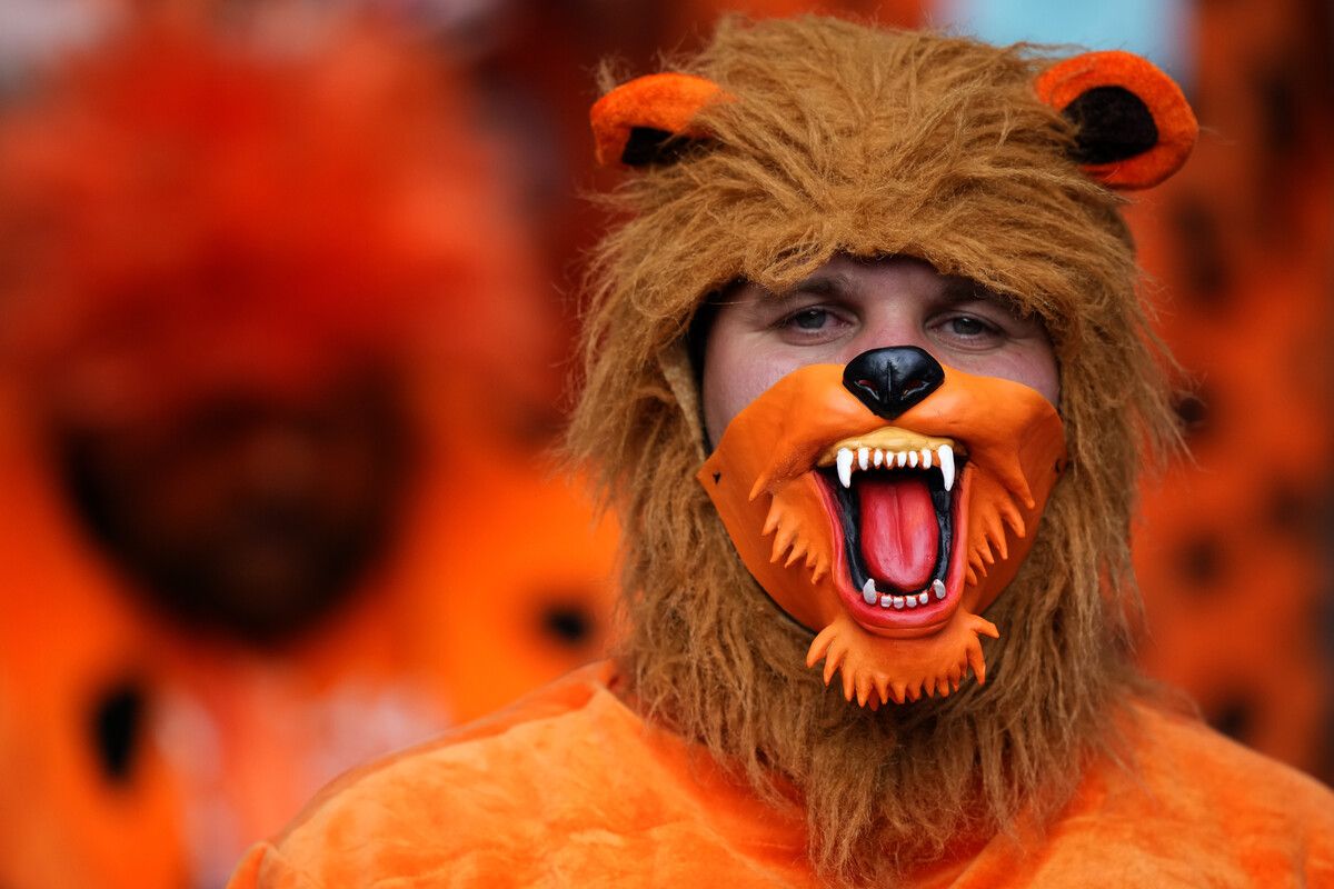 Der Löwe war stärker als der Wolf . . . Die Fans der Niederlande träumen von einer Wiederholung der Geschichte aus dem Jahre 1988.ap