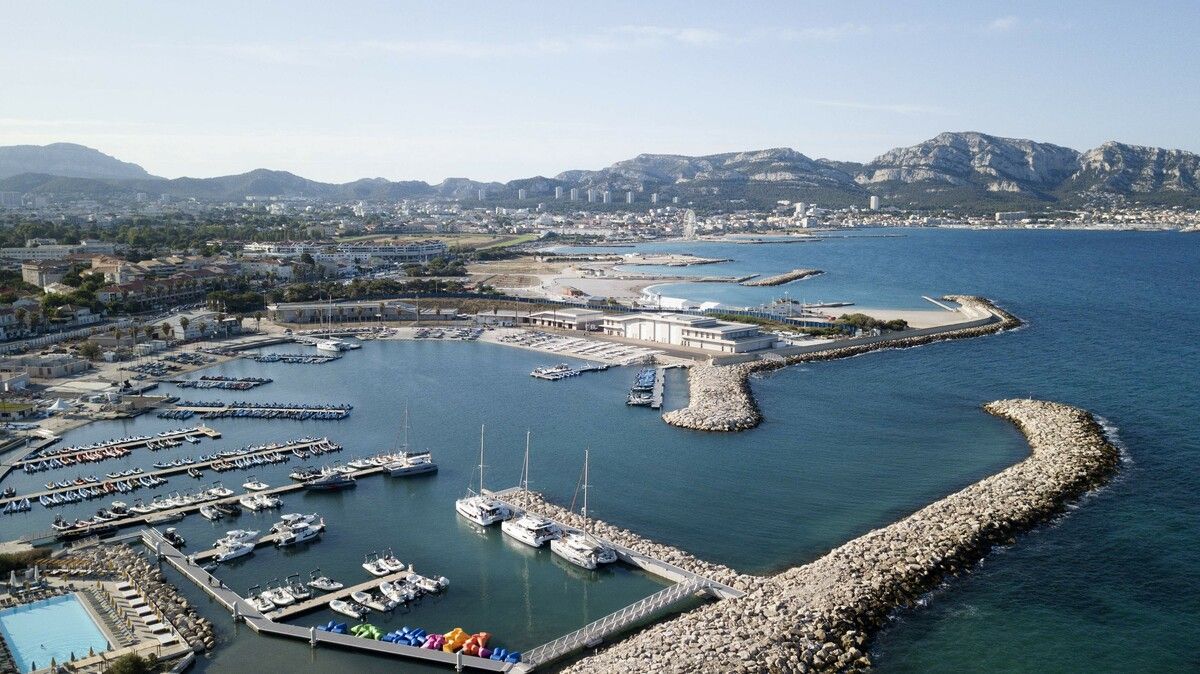 Der Segelhafen von Marseille wurde für die Olympischen Spiele auf den neuesten Stand gebracht.APA