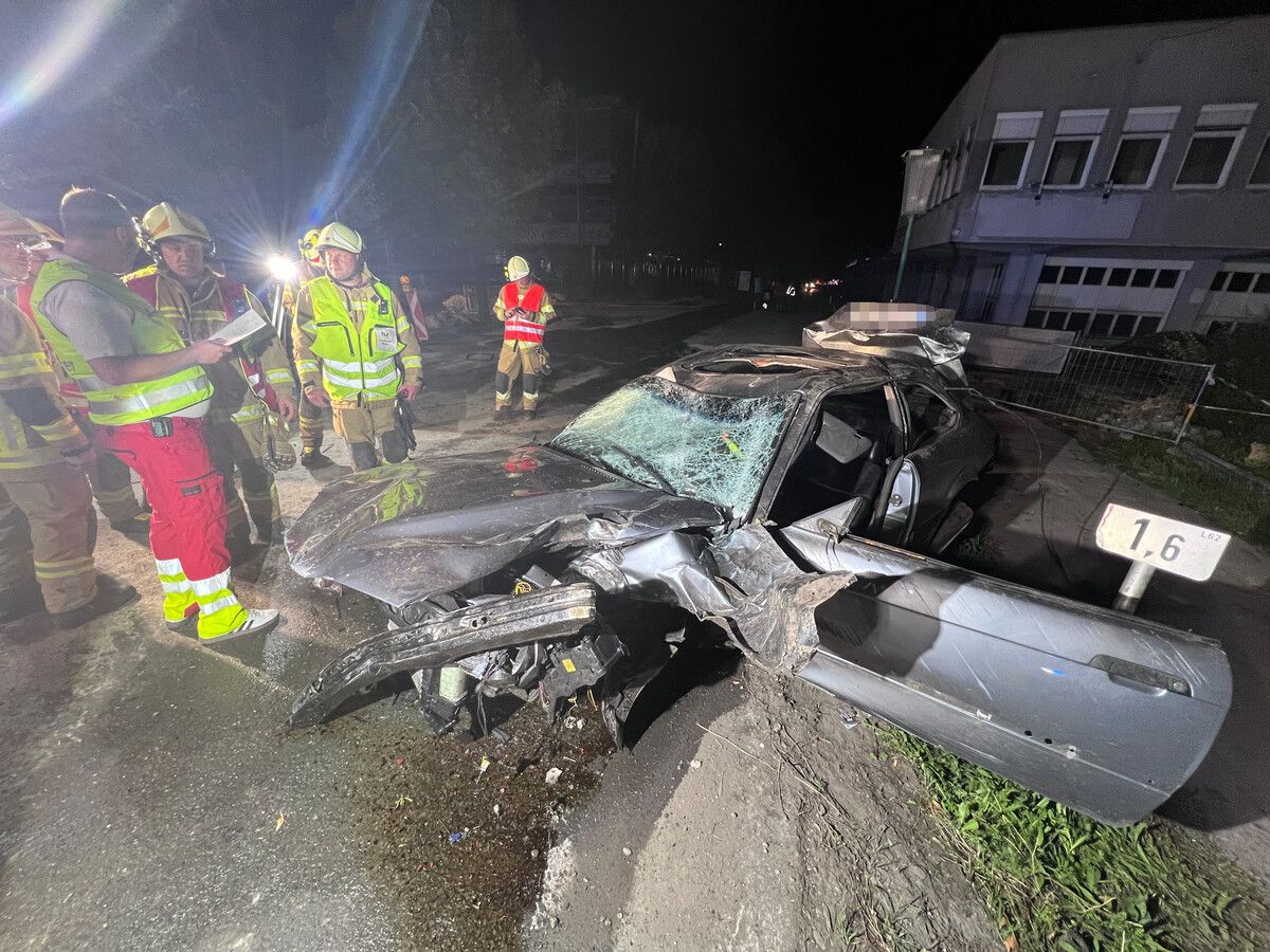 Der Unfall forderte drei zum Teil schwer verletzte Opfer. Vlach, vn/rauch
