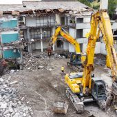 In Frastanz rollen die Bagger an