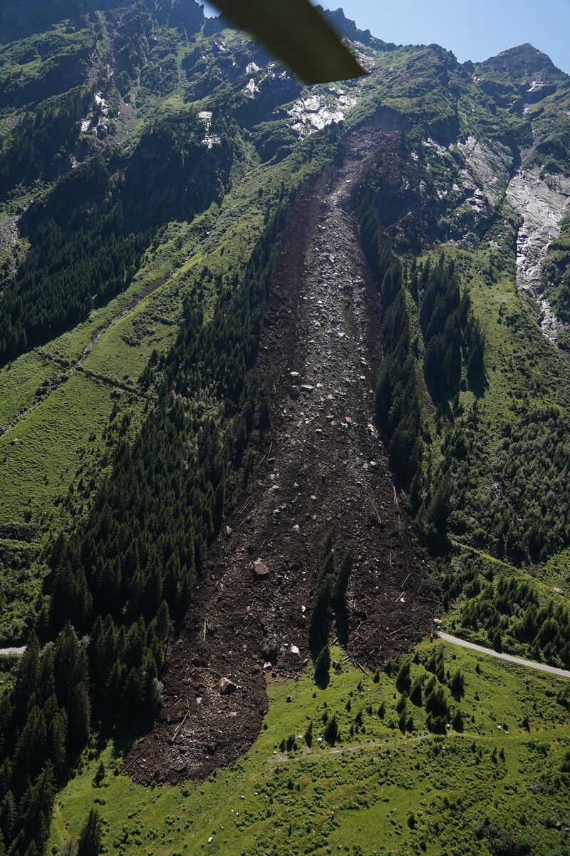 Die Erdmassen hatten sich auf 1960 Metern Seehöhe gelöst.