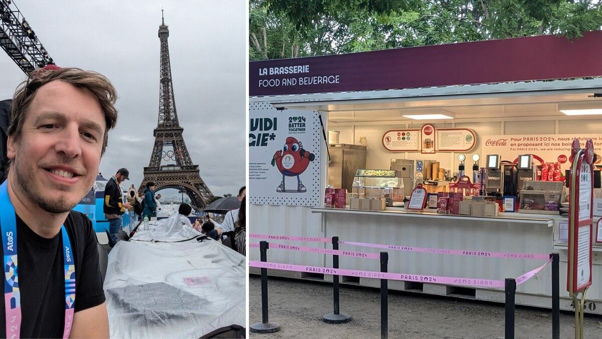 Die Essensstände bei den olympischen Sommerspielen in Frankreich sind weder gut noch gut besucht.Emerich