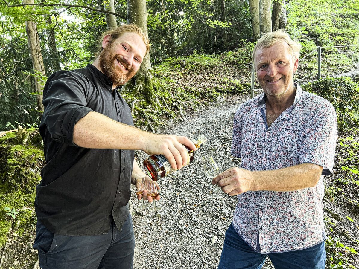 Die Organisatoren Benedikt und Franz-Josef Fleisch luden zum Benefiz-Event. franc